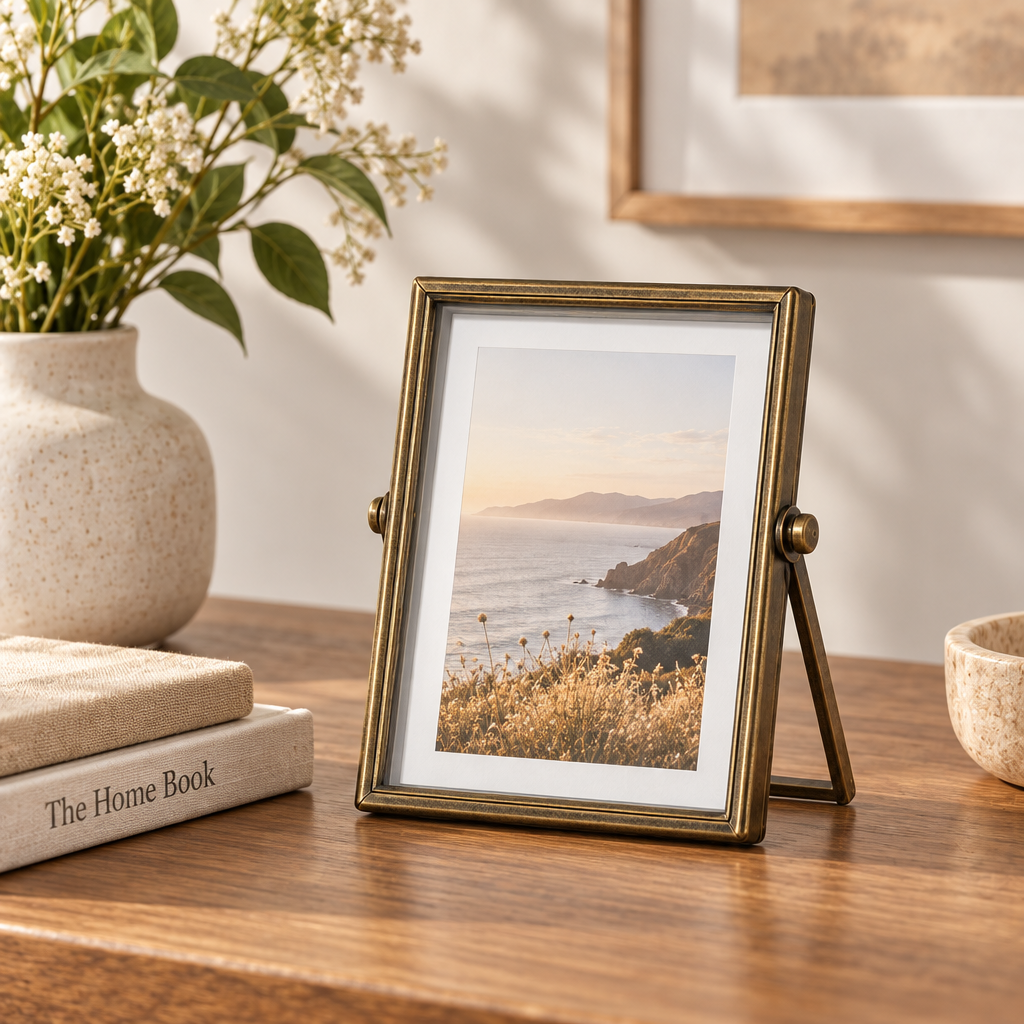Navrqo™ Vintage Metal Desktop Frame main image 02
