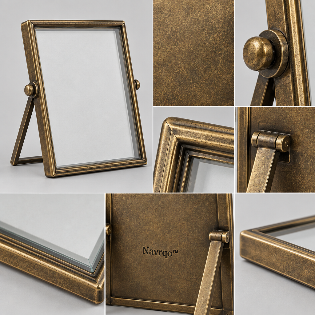 Navrqo™ Vintage Metal Desktop Frame main image 06