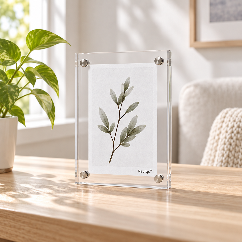 Navrqo™ Clear Floating Acrylic Frame main image 04