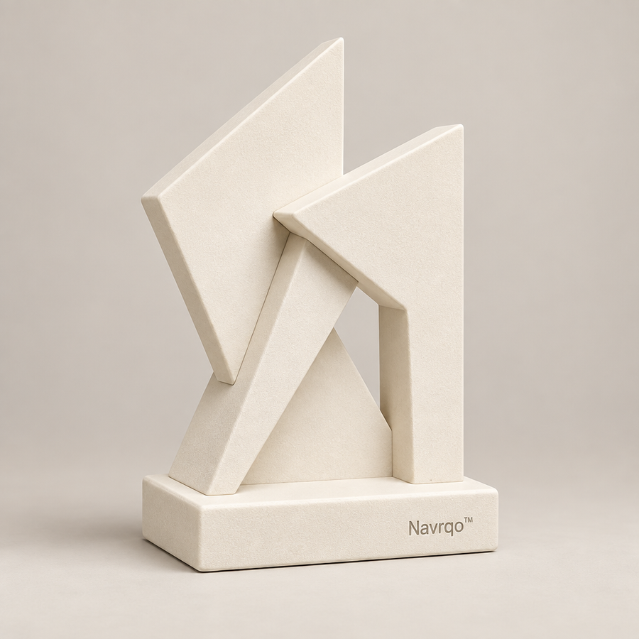 Navrqo™ Minimal Geometric Art Object hero