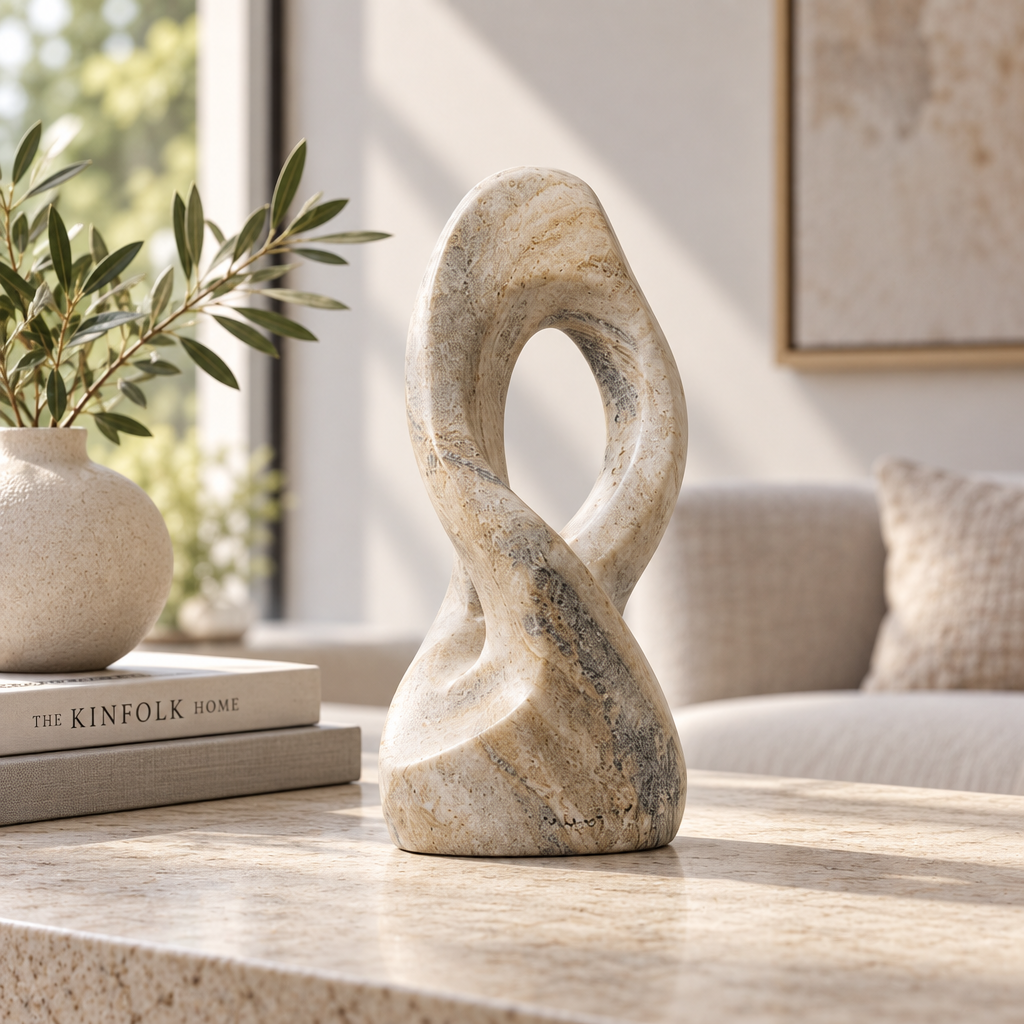 Navrqo™ Natural Stone Abstract Sculpture main image 02
