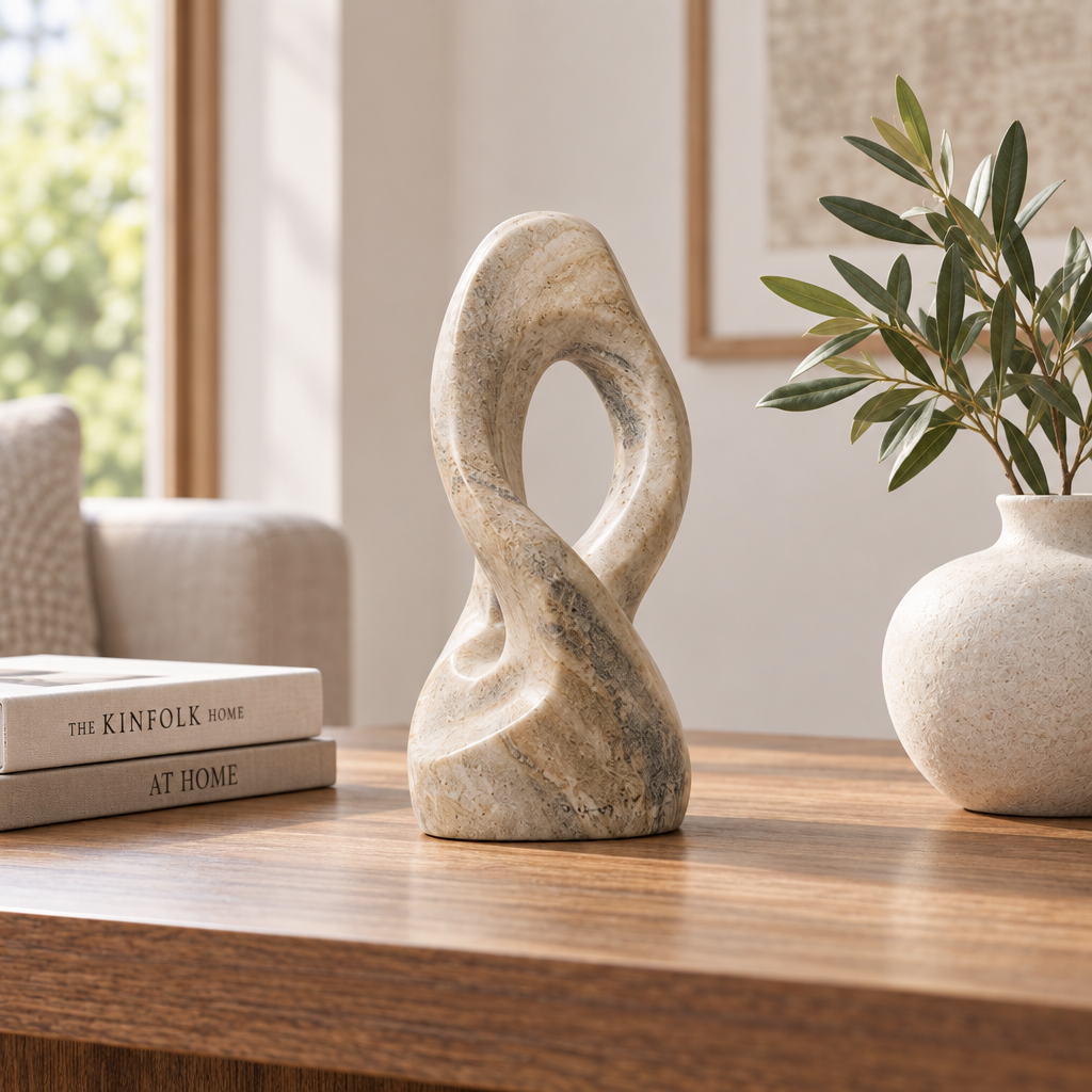 Navrqo™ Natural Stone Abstract Sculpture main image 04