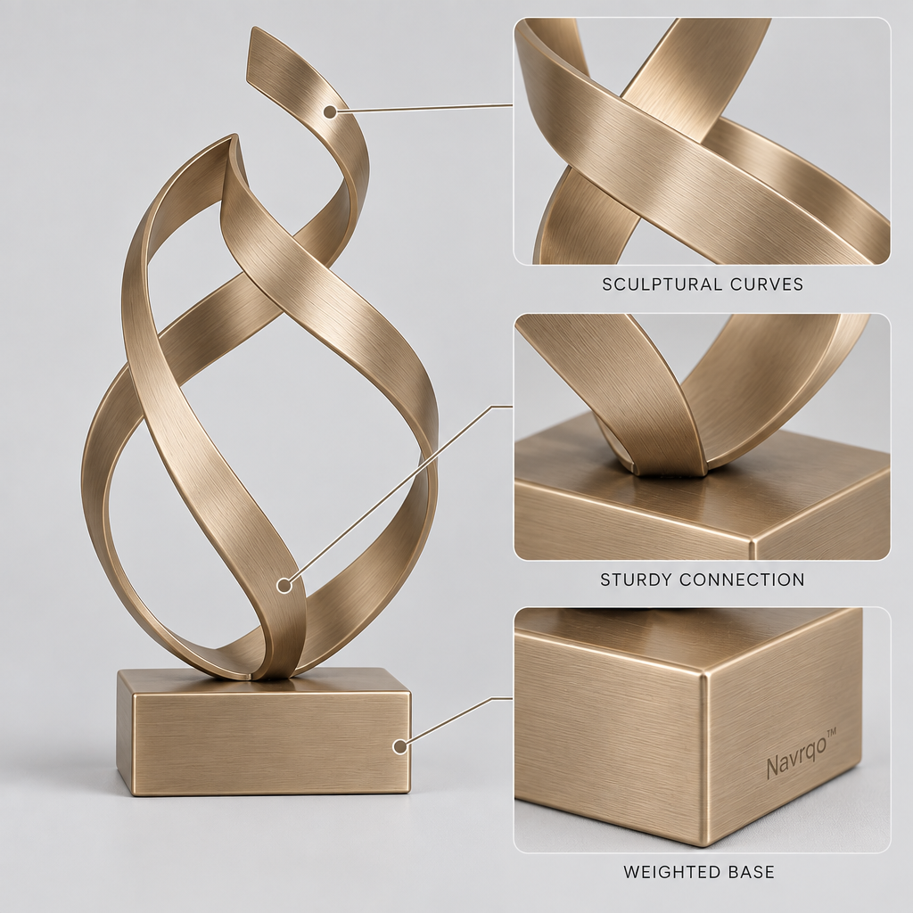 Navrqo™ Modern Metal Line Art Object main image 03