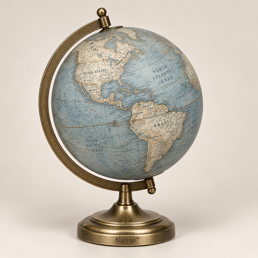 Navrqo™ Vintage Globe Desktop Decor hero