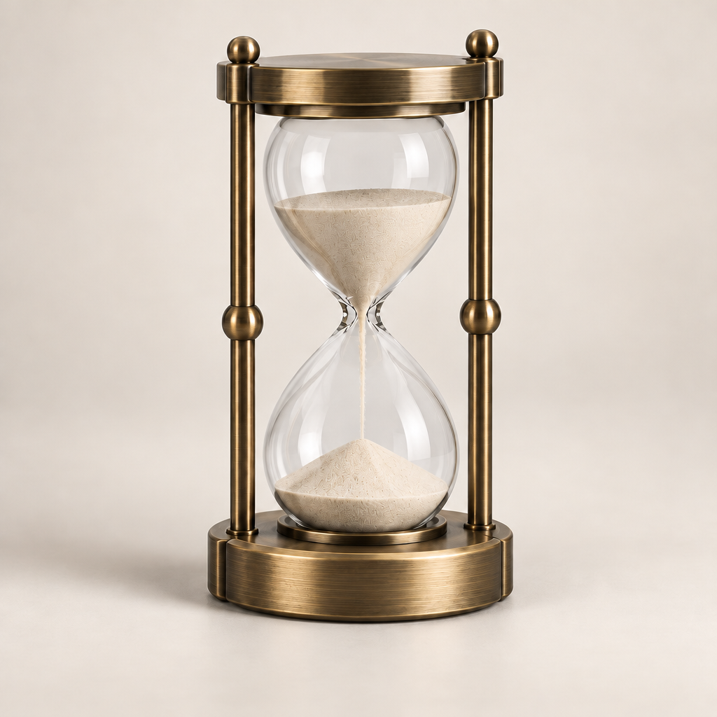 Narvqo™ Metal Hourglass Desktop Decor hero