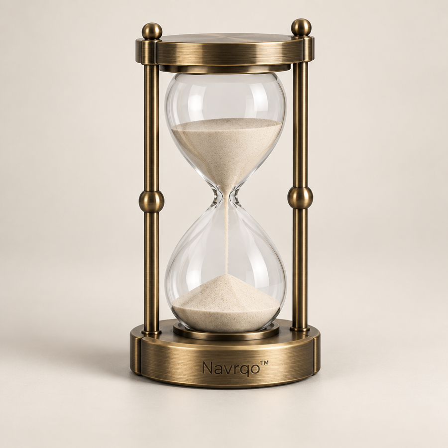 Navrqo™ Metal Hourglass Desktop Decor hero