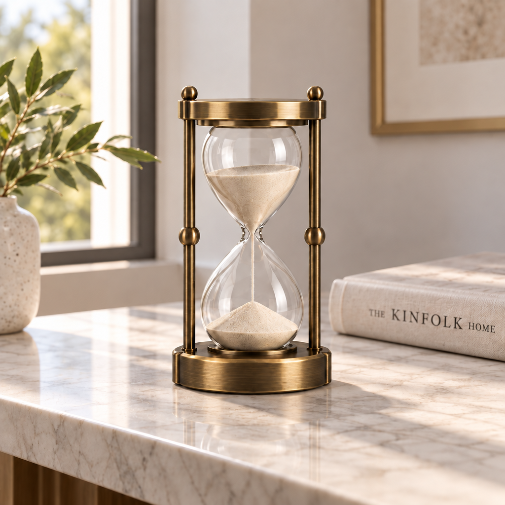 Narvqo™ Metal Hourglass Desktop Decor main image 05