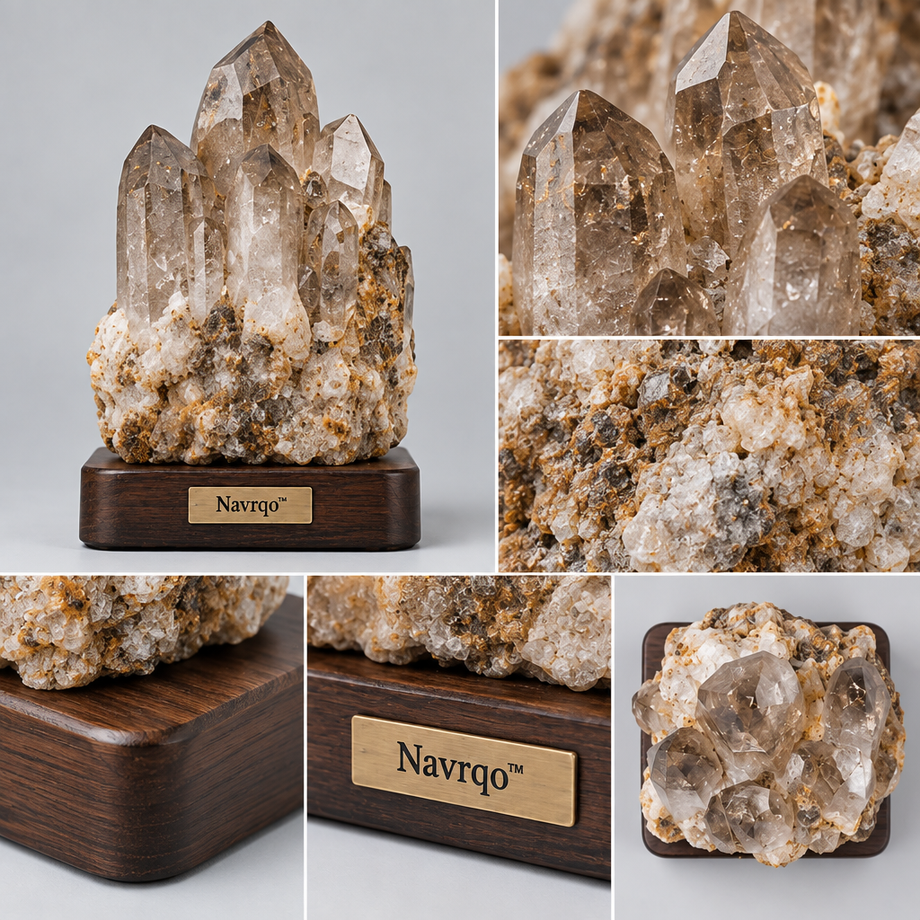 Navrqo™ Natural Crystal Raw Stone Decor main image 06