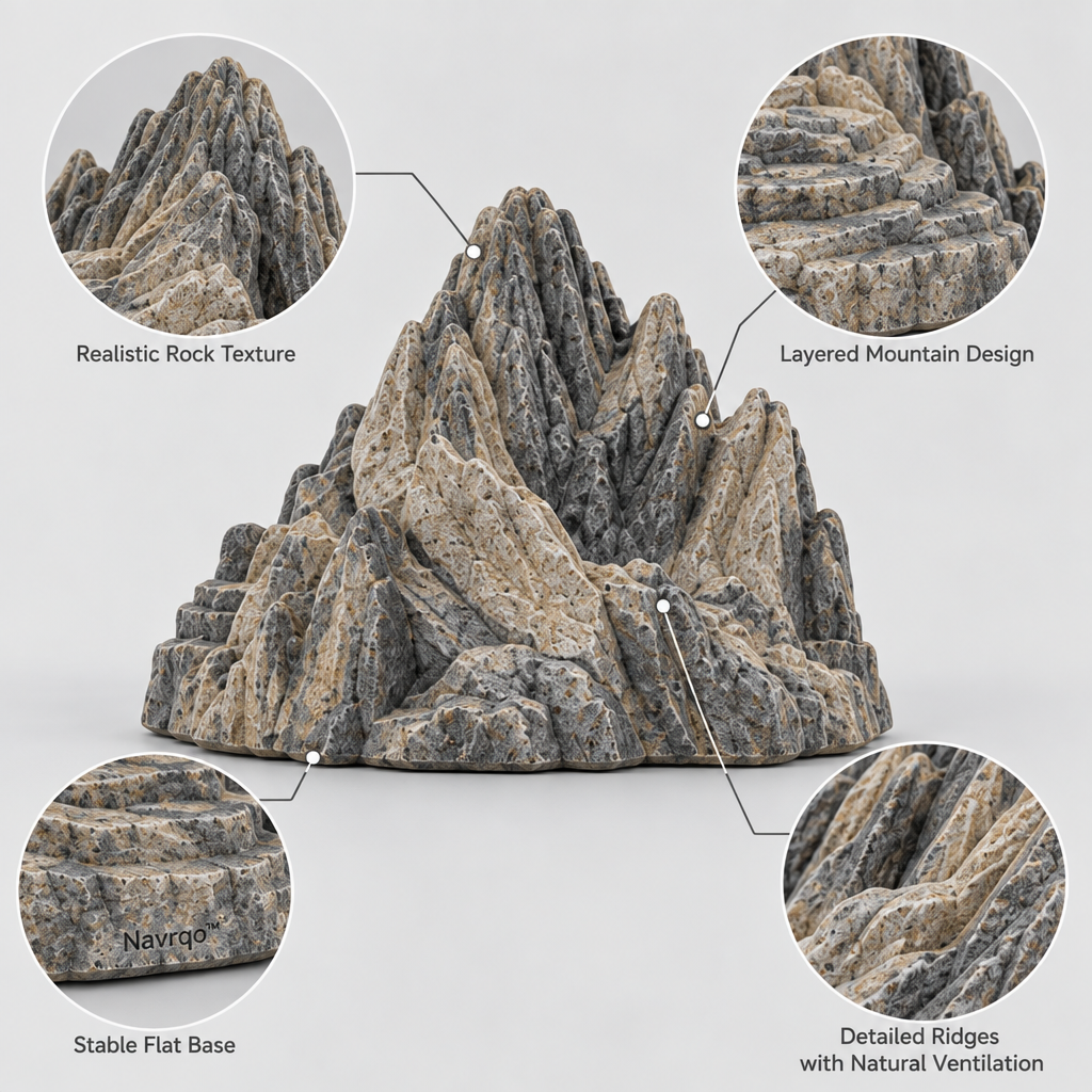 Navrqo™ Stone Mountain Landscape Decor main image 03